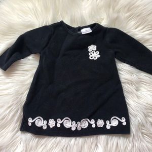 hanna andersson black dress size 60 (3-6 mo)✨